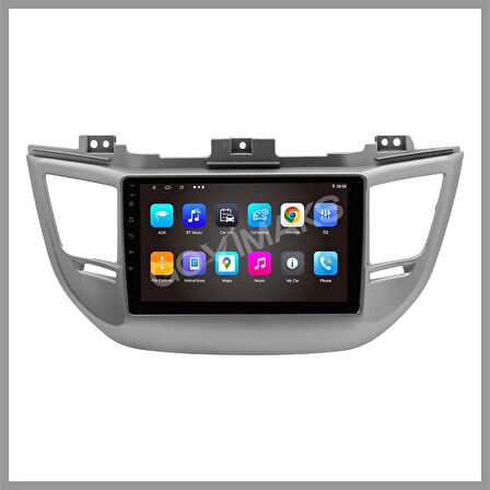 HYUNDAİ TUCSON 2015-2018 SİLVER  2 GB RAM 32 GB HAFIZA ANDROID MULTIMEDIA TEYP