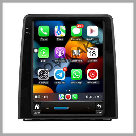 GOVİMAKS RENAULT CLIO 5 UYUMLU 2020-2023  4 GB RAM 64 GB HAFIZA ANDROID MULTIMEDIA TEYP