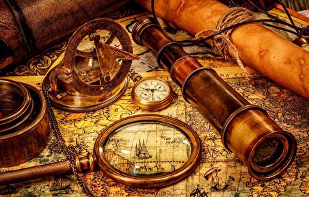 Nova Puzzle 2x2000 Parça Antika Saatler ve Yeni Hedefler Puzzle Seti