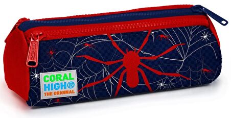 Coral High Örümcek Erkek Çocuk Çekçek Çanta Seti - Işıklı Tekerlekler