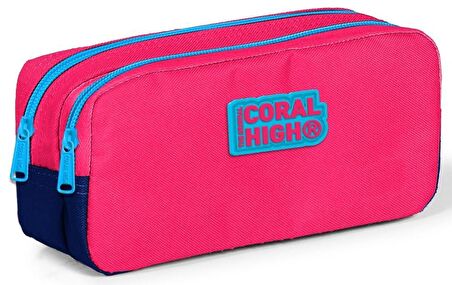 Coral High Kids Narçiçeği  Kız Çocuk İlkokul Çantası ve Kalemlik Seti - USB Soketli