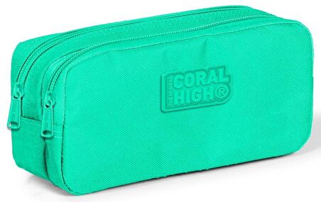 Coral High Su Yeşili Kız Çocuk İlkokul Çantası ve Kalemlik Seti - USB Soketli
