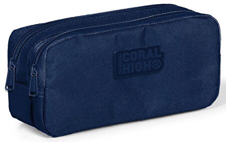 Coral High Lacivert Erkek Çocuk İlkokul Çantası ve Kalemlik Seti - USB Soketli
