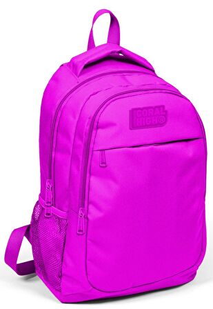 Coral High Kız Çocuk Pembe Okul Sırt Çantası ve Beslenme Çantası