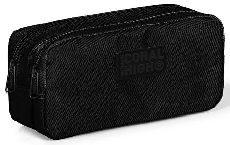 Coral High Siyah Erkek Çocuk İlkokul Çanta Seti - Sırt Çantası+Beslenme+Kalemlik