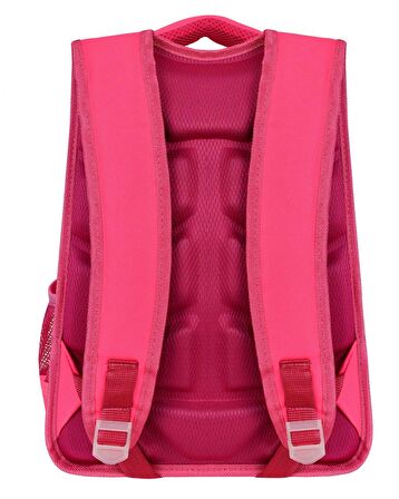 WaddellBag Kız Çocuk Pembe Balerin Baskılı İlkokul Sırt Çantası Üç Gözlü Çanta Seti