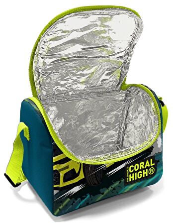 Coral High Nefti Sarı Araba Üçlü İlkokul Okul Çanta Seti