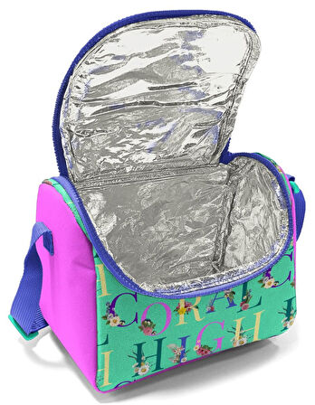 Coral High Yeşil Pembe Kız Çocuk İlkokul Çantası ve Beslenme Çantası Seti