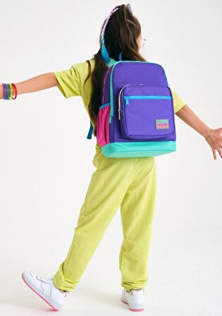 Coral High Mor Okul Sırt ve Beslenme Çantası Seti