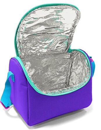 Coral High Mor Okul ve Beslenme Çantası Seti - Usb Soketli - Kız Çocuk