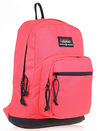 Kaukko Mercan Üç Bölmeli Okul Günlük Sırt Çantası ve Kalemlik Seti (Kız)