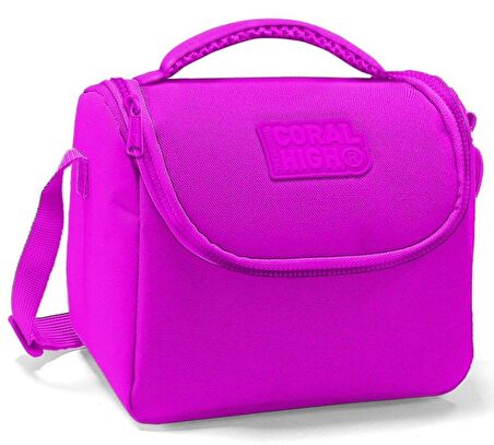 Coral High Okul Sırt Çantası ve Beslenme Çantası Kız Çocuk Pembe