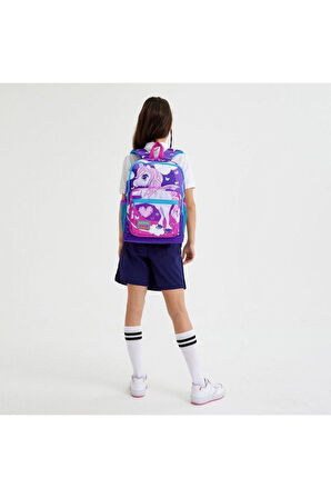 Coral High Kids Mor Pembe Unicorn Desenli 2'li Okul Çanta Seti - Kız Çocuk