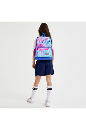 Coral High Kids Lavanta Pembe Flamingo Desenli 2'li Okul Çanta Seti - Kız Çocuk
