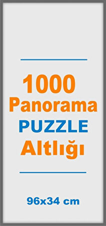 1000 Parçalık Panorama Puzzle Altlığı - 96x34 cm Beyaz Puzzle Alt Tablası