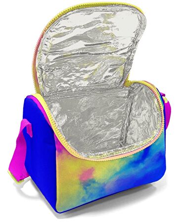 Coral High Kız Çocuk Üçlü İlkokul Okul Çanta Seti - Renkli Batik