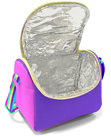 Coral High Dört Bölmeli Kız Çocuk Okul Sırt Çantası ve Beslenme Seti - Pembe Pastel Renkli