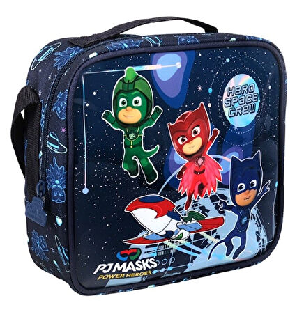 Me Çanta PJ Masks Space Crew Beslenme Çantası ve Kalemlik Seti 24410