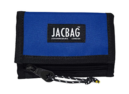 Jacbag Saks Mavi Cırtlı Cüzdan/Kartlık - Erkek Çocuk ve Yetişkin