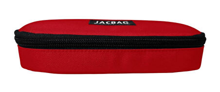 Jacbag Oval Medium Kırmızı Kız Çocuk Kalem Çantası