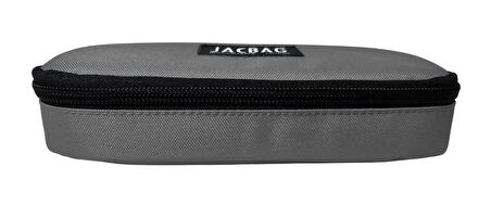 Jacbag Oval Medium Gri Erkek Çocuk Kalem Çantası