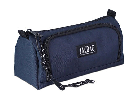 Jacbag Prime XL Lastik Ayraçlı İki Bölmeli Lacivert Kalem Çantası - Erkek