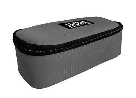 Jacbag Gri Yetişkin/Erkek Çocuk Oval XL Organizer Kalem Kutusu Kalemlik