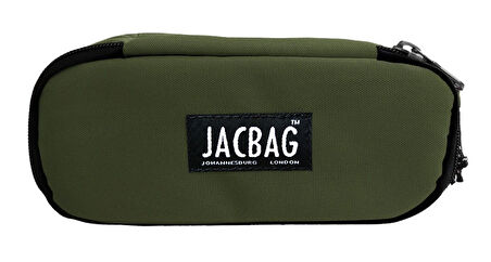 Jacbag Haki Yeşil Yetişkin/Erkek Çocuk Oval XL Organizer Kalem Kutusu Kalemlik