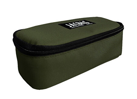 Jacbag Haki Yeşil Yetişkin/Erkek Çocuk Oval XL Organizer Kalem Kutusu Kalemlik