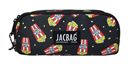 Jacbag Üç Bölmeli Çocuk ve Yetişkin Kalem Çantası - Popcorn - Unisex