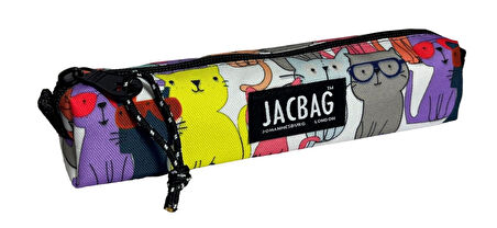 Jacbag Prizma Jac Tek Bölmeli Sarı Kedi Kız Çocuk Kalemlik