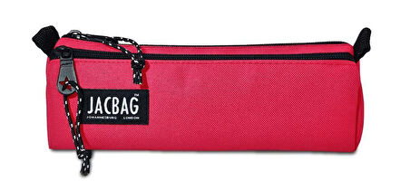 Jacbag Dual Prime İki Bölmeli Üçgen Kırmızı Kız Çocuk Kalem Çantası
