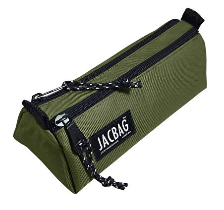 Jacbag Dual Prime İki Bölmeli Üçgen Yeşil Erkek Kalem Çantası