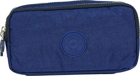 Pippa Yogi İki Gözlü Erkek Çocuk Mavi Krinkıl Kumaş Kalem Çantası/Kalemlik - KK975-9