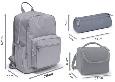 Coral High Renkli Kamuflaj Desenli Unisex İlkokul ve Ortaokul Üçlü Okul Çanta Seti SETYGN33232A