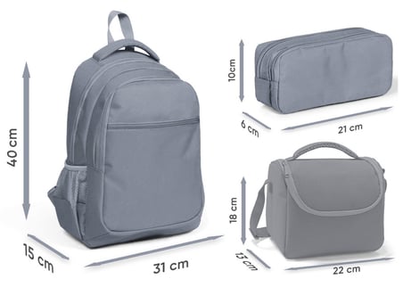 Coral High Kız Çocuk İlkokul Üçlü Okul Çantası Seti - Su Yeşili Unicorn Baskılı - SETYGN33256A