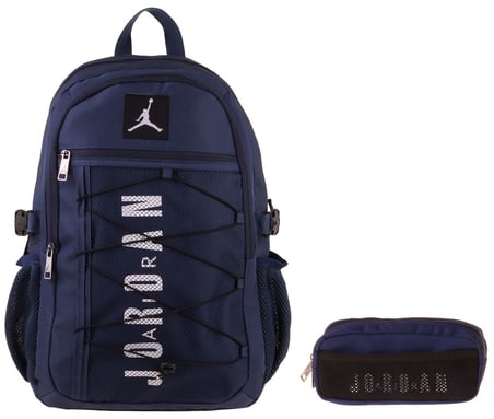 Jordan Air New York Navy Blue Lacivert İkili Sırt Çantası ve Kalemlik Seti - Erkek Çocuk - SETJA-Q3166C