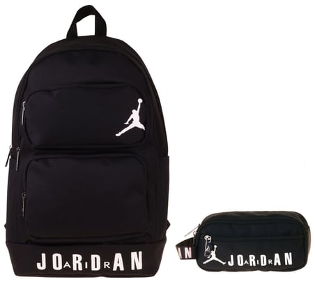 Jordan Air Cleveland Black Siyah İkili Sırt Çantası ve Kalemlik Seti - Erkek Çocuk - SETJA-Q3168C