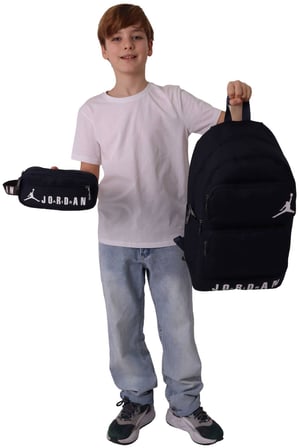Jordan Air Cleveland Navy Blue Lacivert İkili Sırt Çantası ve Kalemlik Seti - Erkek Çocuk - SETJA-Q3172C