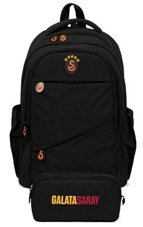 Galatasaray İkili Okul Çantası ve Kalemlik Seti Siyah (Galatasaray Logolu) Erkek Çocuk - SETGS26547C