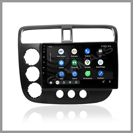 GOVİMAKS HONDA CİVİC VTEC 2  2001-2006  6 GB RAM 128 GB HAFIZA ANDROID MULTIMEDIA TEYP