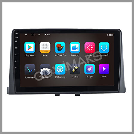 GOVİMAKS CİTROEN BERLİNGO 2019 - 2021 4  GB RAM 64 GB HAFIZA ANDROİD MULTIMEDIA TEYP