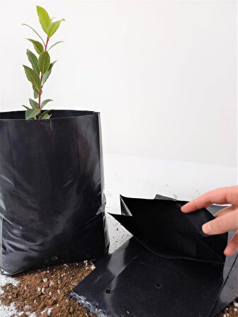 Fide Poşeti 17x30 CM 20 Adet Fide Torbası Fidan Poşeti