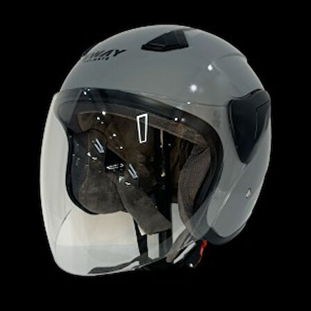 Sway Sw733 Yarım Yazlık Kask Gri LARGE