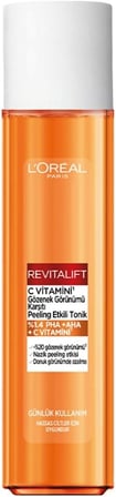 L'Oreal Paris Revitalift C Vitamini Gözenek Görünümü Karşıtı Peeling Etkili Tonik