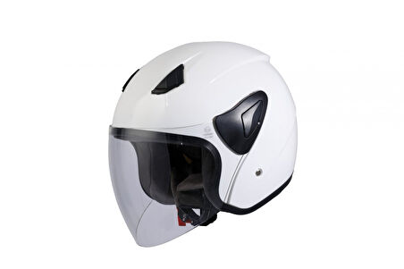 Sway Sw733 Yarım Yazlık Kask Beyaz LARGE