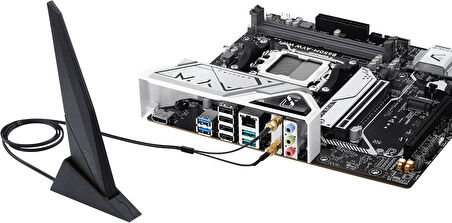ASUS B650M-AYW WiFi AMD B650 Micro-ATX Anakart, DDR5, PCIe 5.0 M.2 Desteği, HDMI, Realtek 2.5Gb Ethernet, Wi-Fi 6, Arka USB 10Gbps Bağlantı Noktaları, Ön USB 5Gbps Tip-C, SATA 6 Gbps