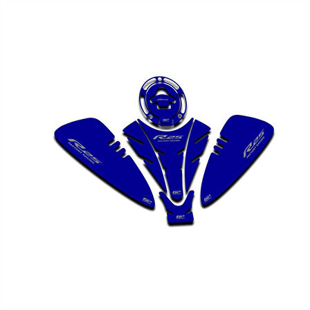 Gp Kompozit Tank Pad Seti Mavi Yamaha R25 2019-2024