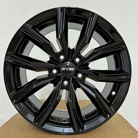 16 inç 5x112 KAPSTADT JETTA GOLF CADDY UYUMLU Siyah Jant Modeli Volkswagen