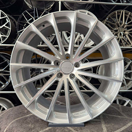 20 inç 5x112 ARCEO BERLİN Gümüş Elmas Kesim Jant Modeli Mercedes Audi Volkswagen